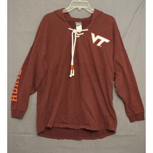 KA Knights Apparel Virginia Tech Hokies Pullover Hoodie Women's Size L(12/14)